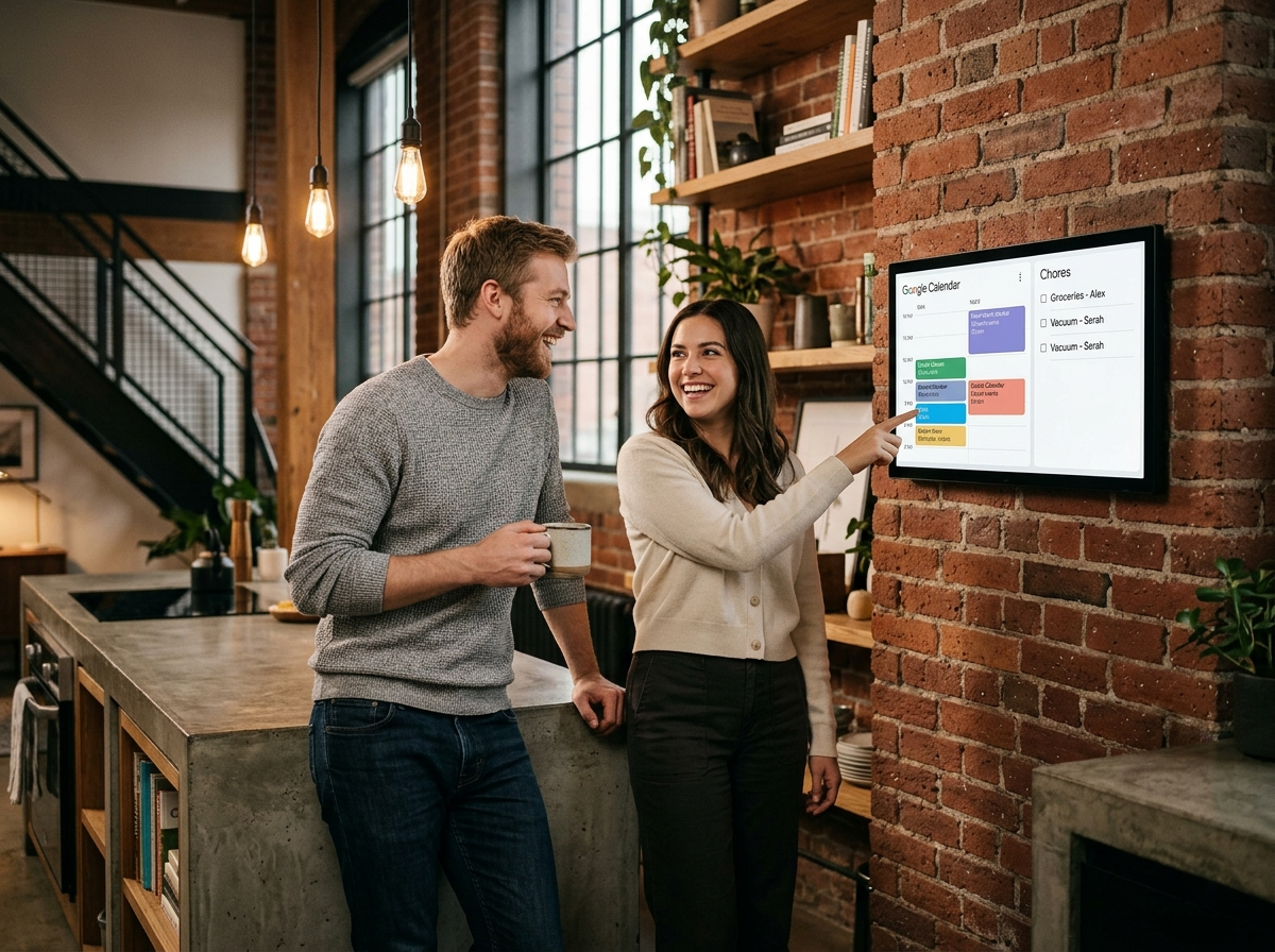 Shared calendars and chore allocations, synchronized.